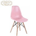 Wholesale Cheap Scandinavian look Nordic style Pretty Plastic chair living room black PP Chair With Beech legs